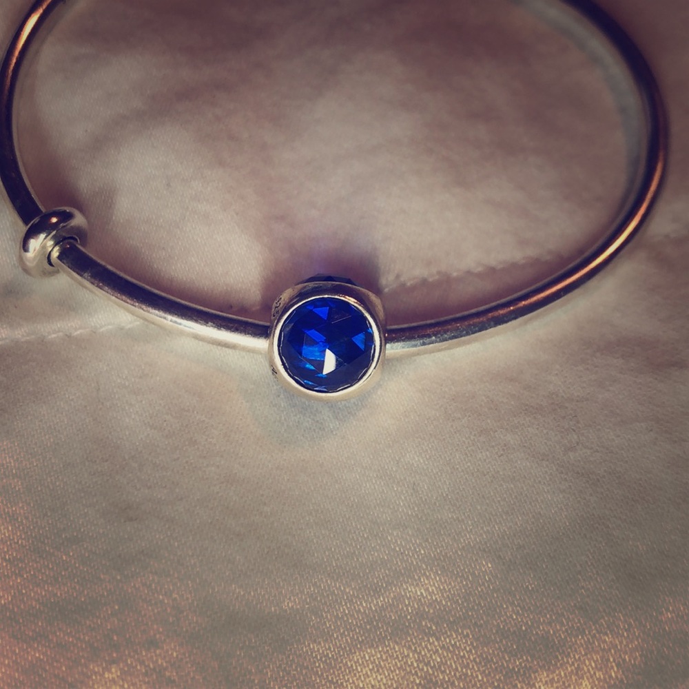 Blue Pandora Charm